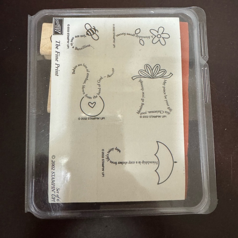 Stampin' Up! Rubber Stamp Set